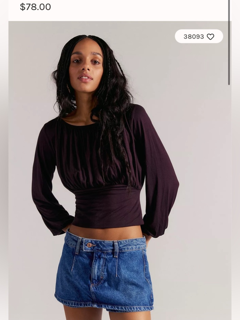 Free People gallivanting skort